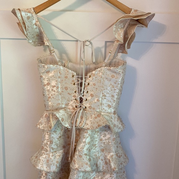 NWTS   V.Chapman dress size 00 Duchess in Dusty Cream - Picture 5 of 9